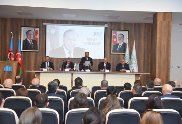 MİDA “Heydər Əliyev İli” çərçivəsində Yeni Azərbaycan Partiyasının yaradılmasının 31 illiyinə həsr edilmiş tədbir keçirilib (FOTO)
