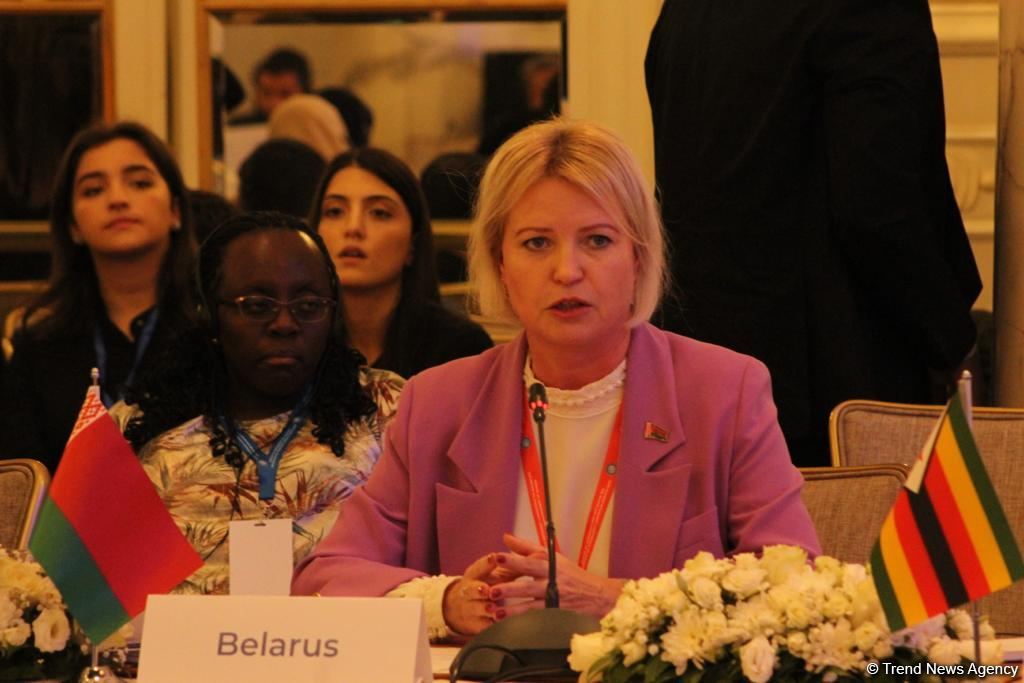 Women hold many leading positions in Belarus - deputy minister of labor, social protection