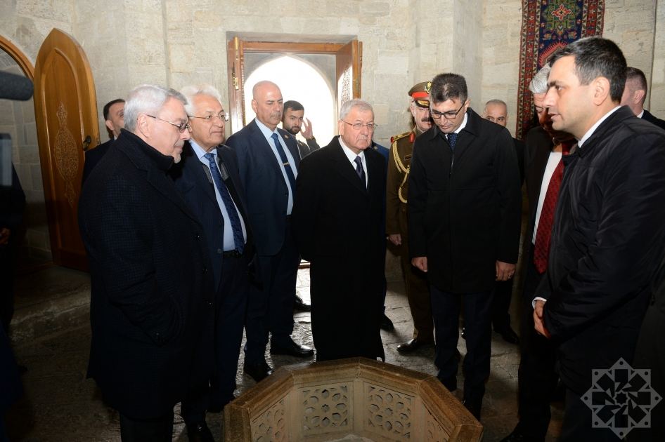 Президент Ирака ознакомился с Ичеришехер (ФОТО)