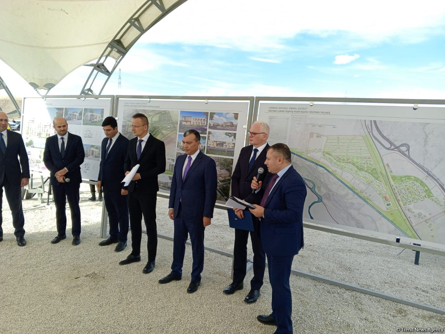Azerbaijan holds foundation laying ceremony for Soltanli village in Jabrayil district (PHOTO)