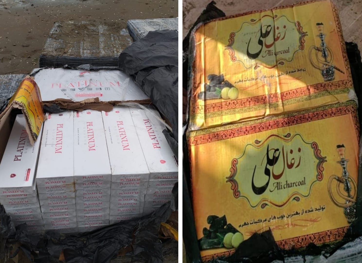 Предотвращена контрабанда табачных изделий из Ирана в Азербайджан (ФОТО)