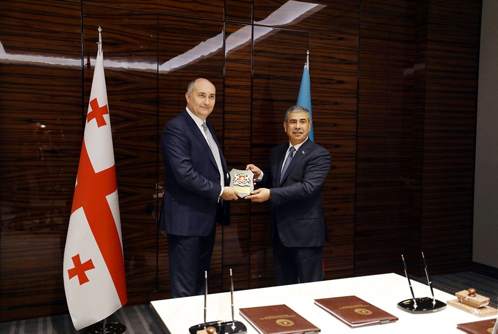 Минобороны Азербайджана и Грузии подписали План двустороннего военного сотрудничества (ФОТО)