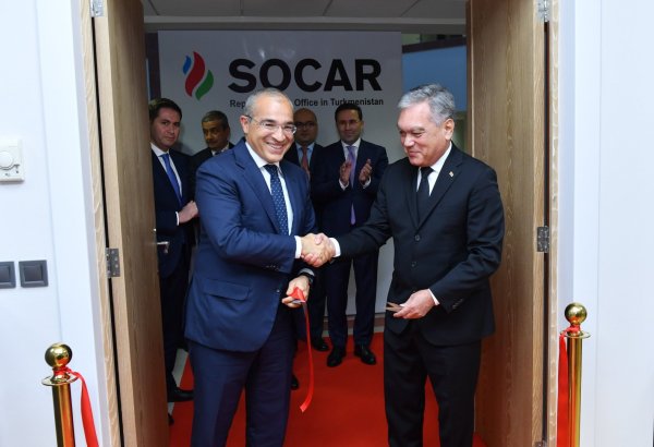 Ashgabat hosts inauguration of Azerbaijani SOCAR's representative office (PHOTO)