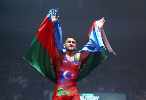 Четыре азербайджанских борца стали чемпионами мира среди военнослужащих (ФОТО) (Обновлено)