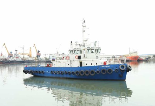 В Азербайджане сдано в эксплутацию буксирное судно "Тертерчай"