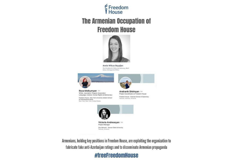 Armenians take over Freedom House - human rights facade exposed