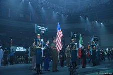 В Баку состоялось открытие 36-го чемпионата мира по борьбе среди военнослужащих (ФОТО)