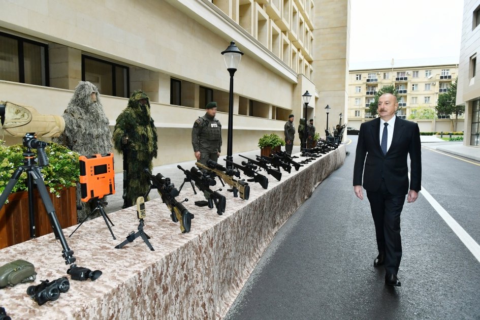 Президент Ильхам Алиев принял участие в открытии новых административных зданий Службы государственной безопасности (ФОТО)