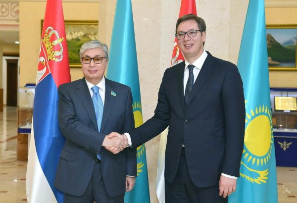 Kazakh president invites president of Serbia to visit Kazakhstan