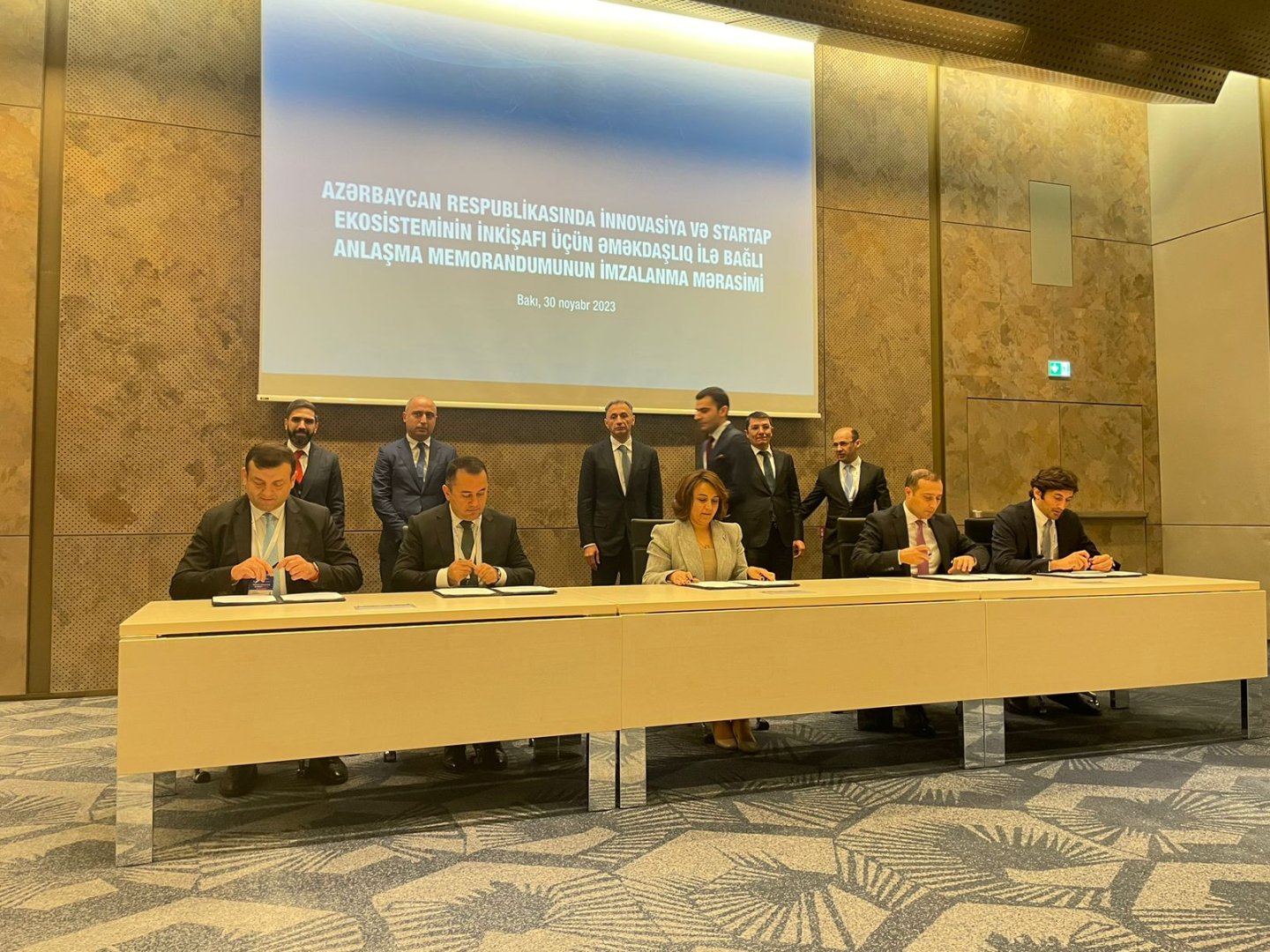 MoU on co-op for innovation and startup ecosystems dev't signed in Azerbaijan (PHOTO)