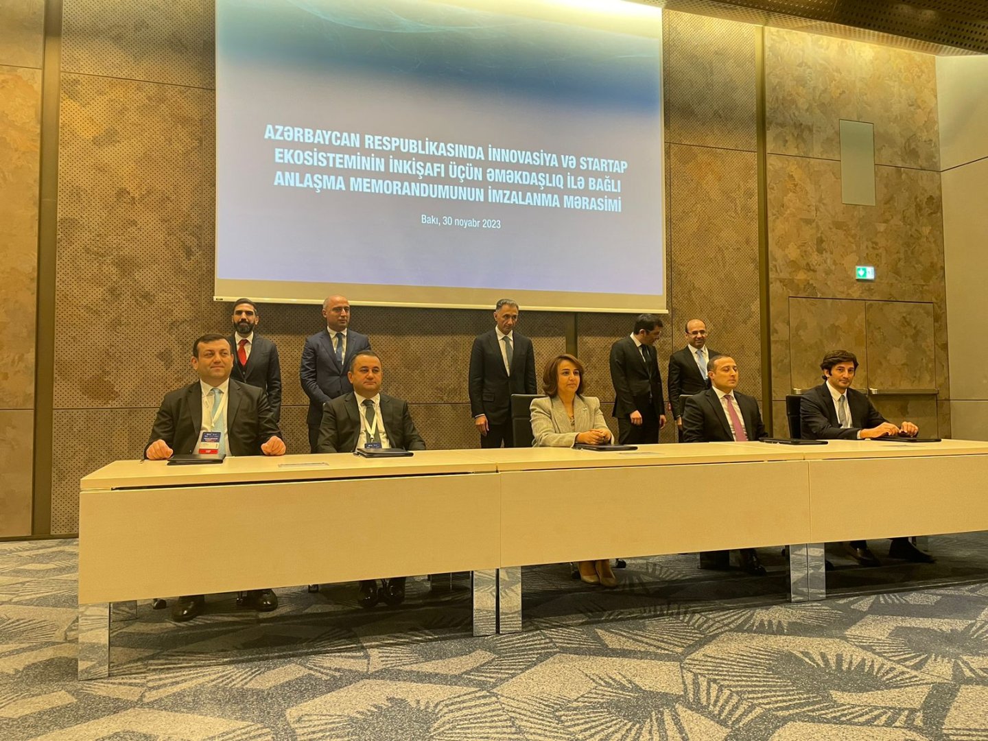 В Азербайджане подписан меморандум о взаимопонимании по сотрудничеству для развития экосистемы инноваций и стартапов (ФОТО)