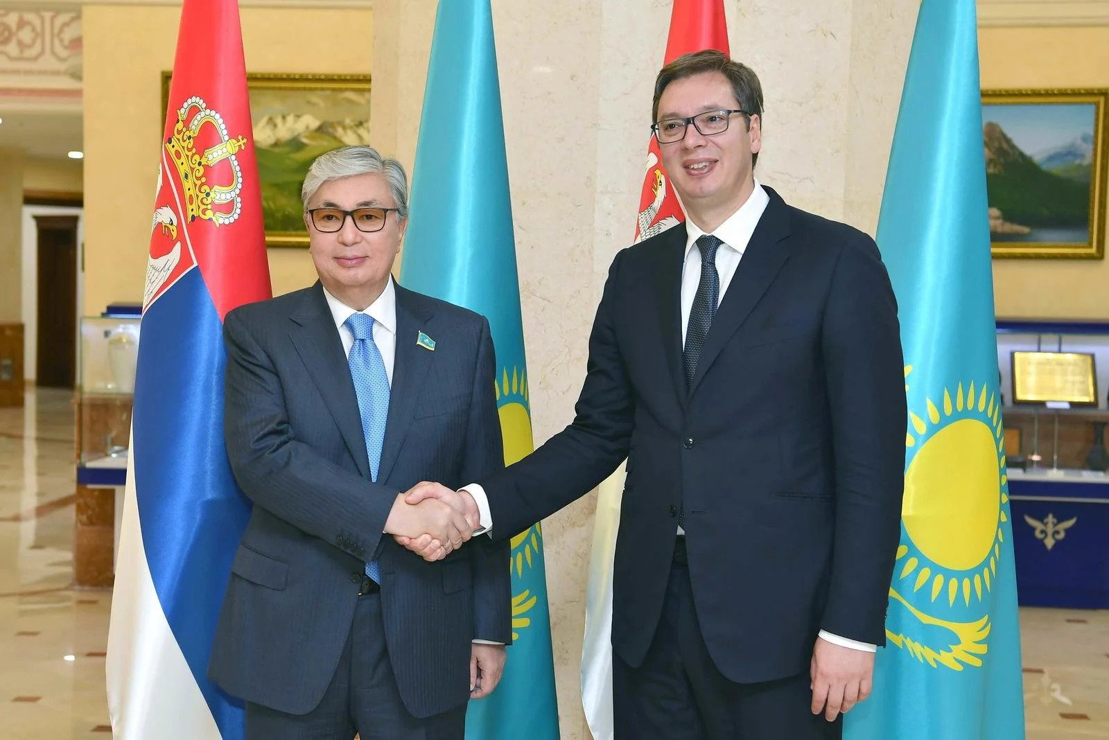 Kazakh president invites president of Serbia to visit Kazakhstan