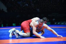 Azerbaijani wrestlers claim five more world medals in Baku (PHOTO)