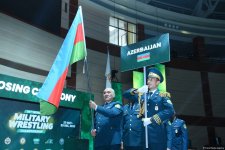 В Баку завершился чемпионат мира по борьбе среди военнослужащих (ФОТО)