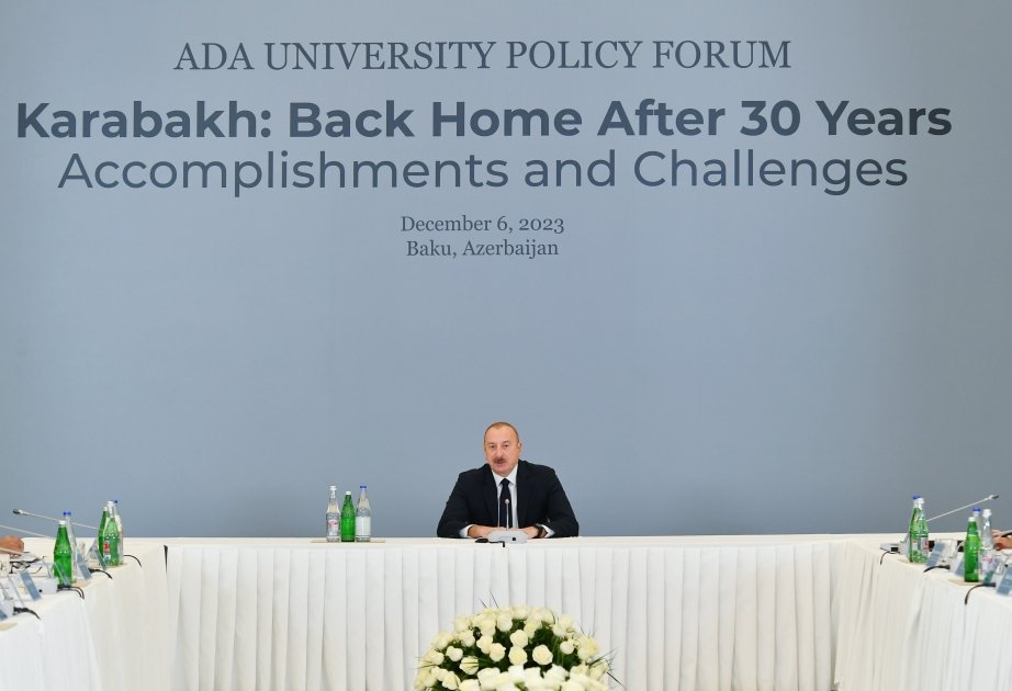 Президент Ильхам Алиев: Остается открытым вопрос о том, как мины попали на территорию Карабаха после войны