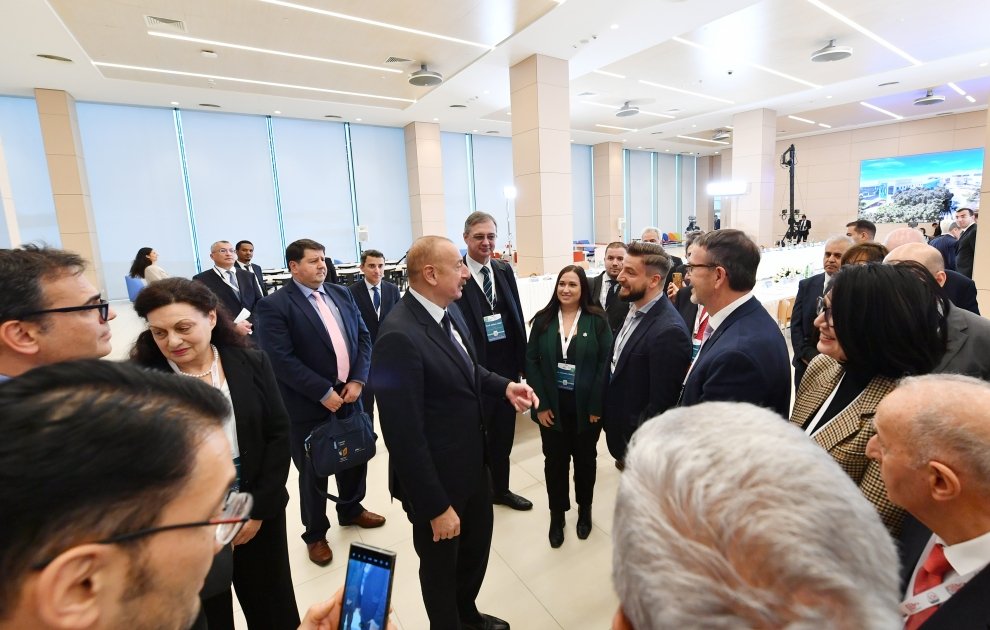 President Ilham Aliyev attends "Karabakh: Back Home After 30 Years. Accomplishments and Challenges" int'l forum (PHOTO/VIDEO)