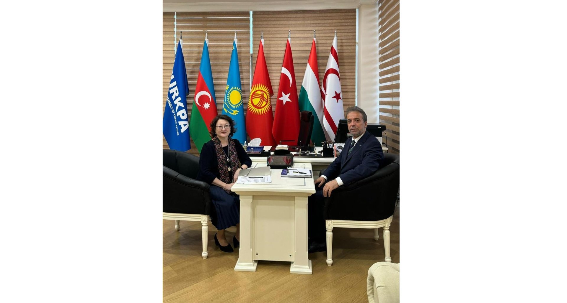 President of Turkic Culture and Heritage Foundation meets with TURKPA Secretary General (PHOTO)