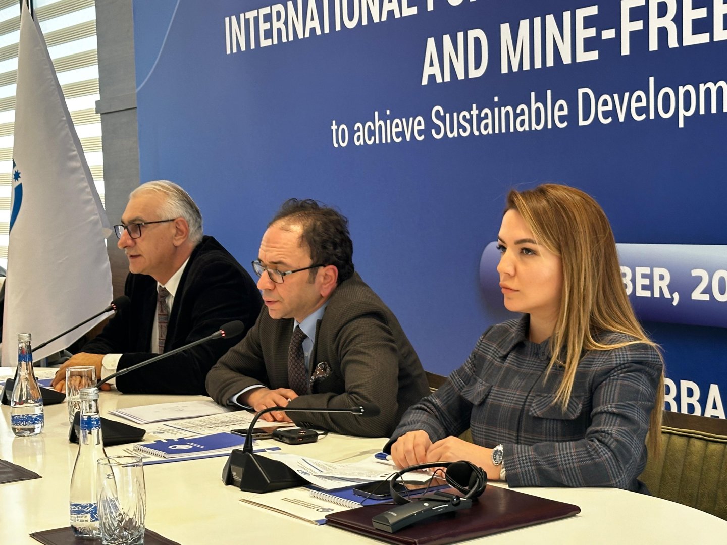 В Агдаме проходит Международный форум на тему минной проблемы (ФОТО)