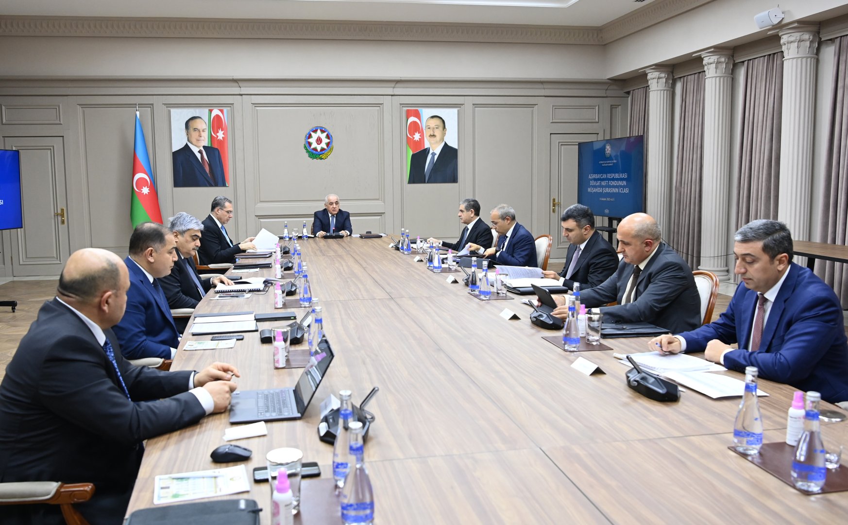 Состоялось заседание Наблюдательного совета Государственного нефтяного фонда (ФОТО)