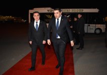 Председатель парламента Грузии прибыл в Азербайджан (ФОТО)