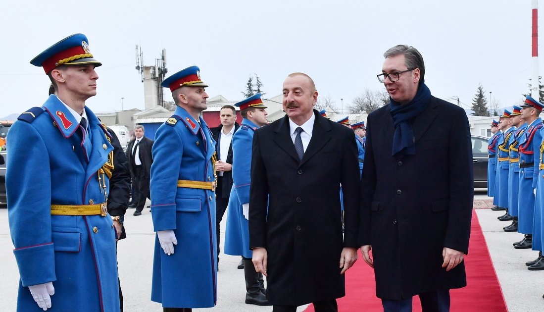 Завершился визит Президента Ильхама Алиева в Сербию (ФОТО)