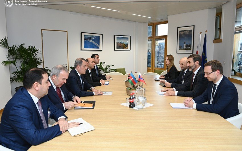 Джейхун Байрамов встретился с министром иностранных дел Словакии