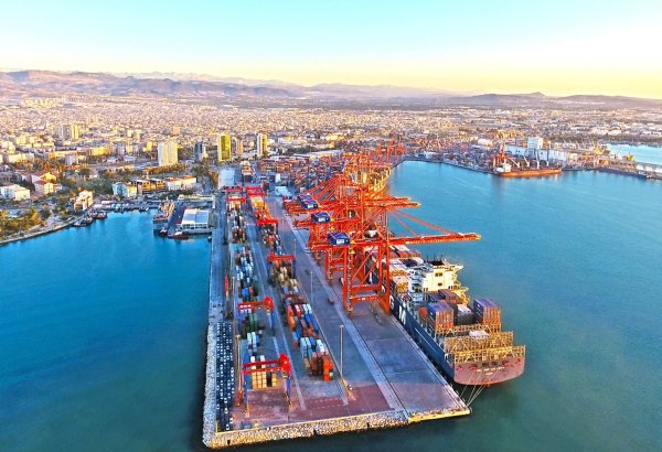 Объявлен объем грузов, принятых турецким портом Мерсин с начала текущего года
