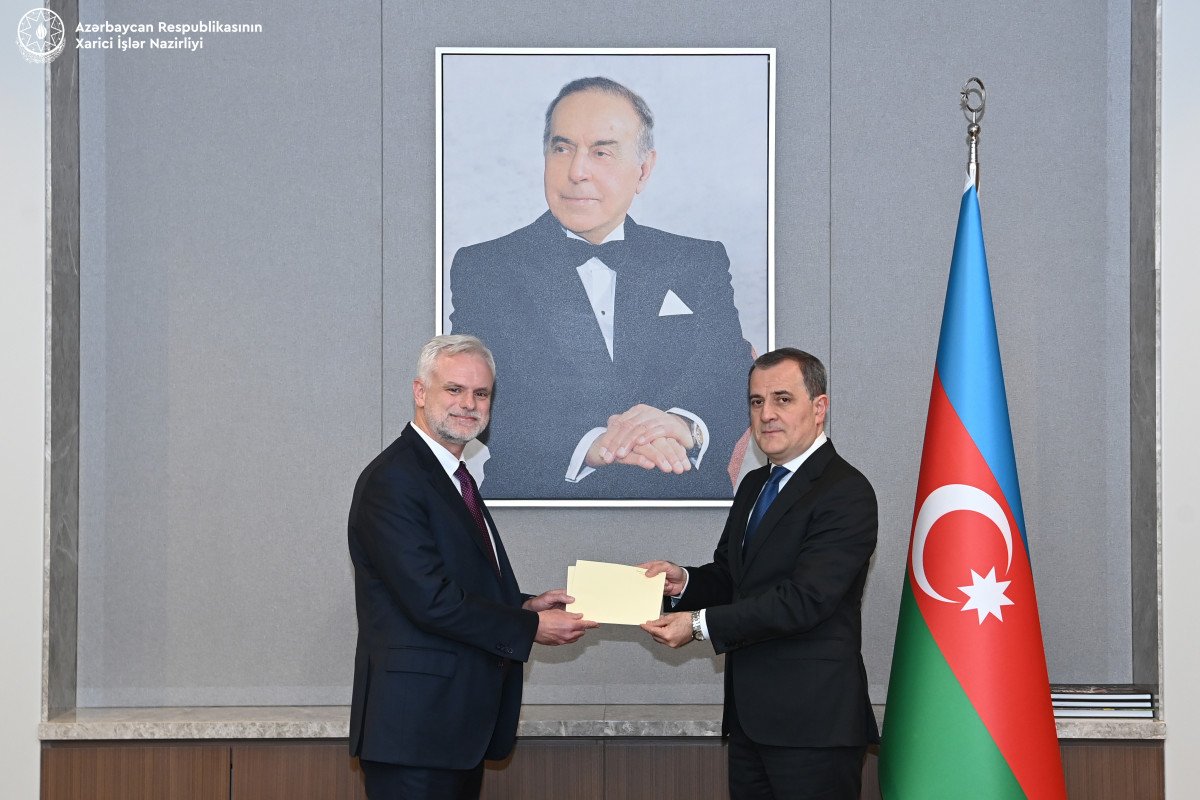 Новый посол США в Азербайджане вручил главе МИД копию верительных грамот