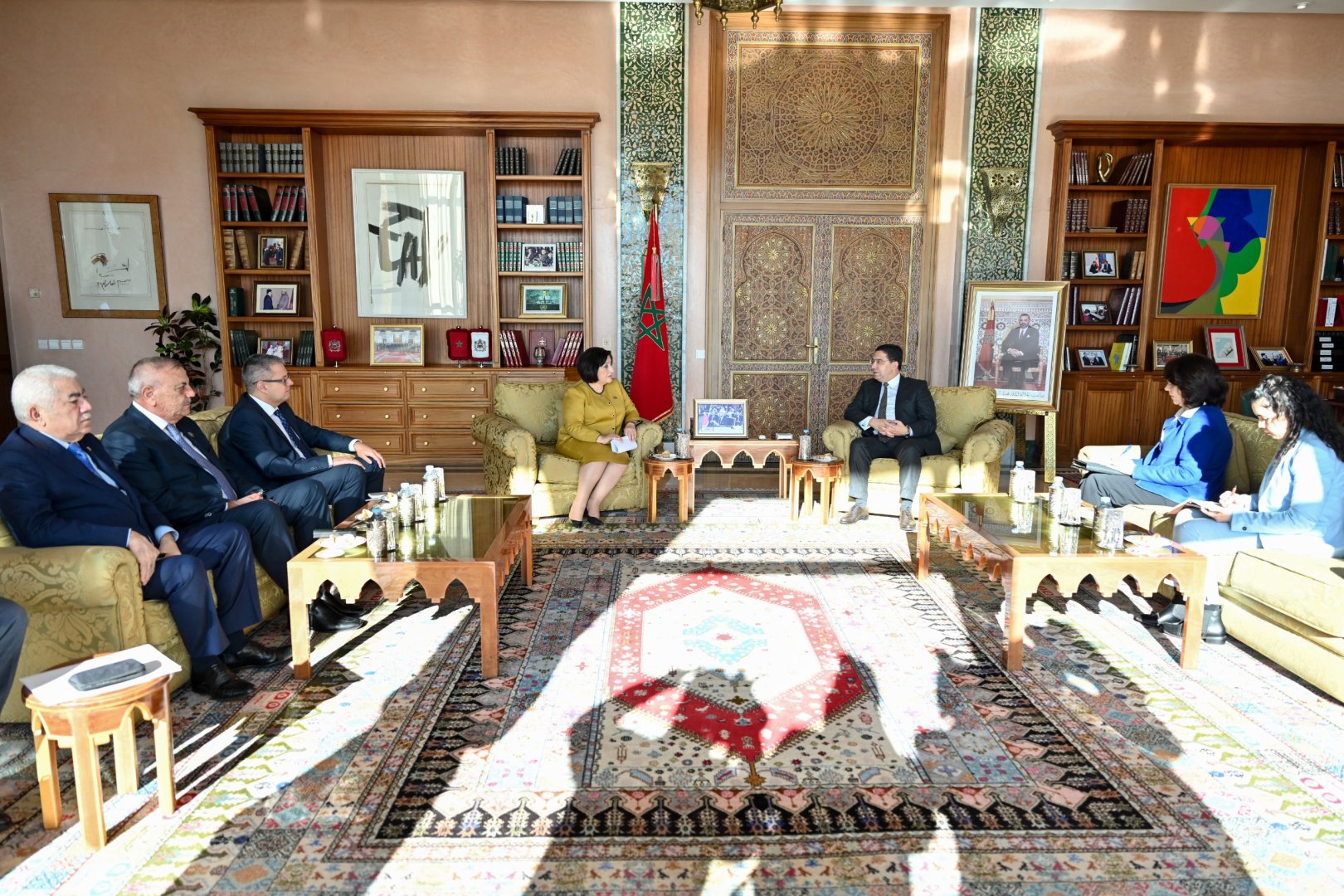 Speaker of Azerbaijani parliament meets with Moroccan FM (PHOTO)