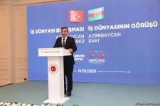 Bakıda Türkiyənin vitse-prezidentinin iştirakı ilə “İş dünyasının görüşü” adlı tədbir keçirilib (FOTO)