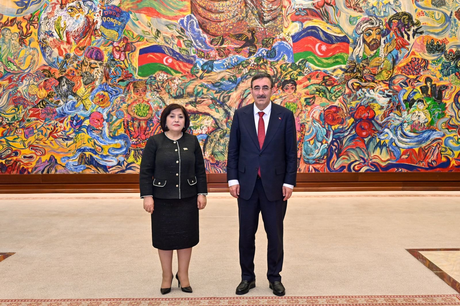 Speaker of Azerbaijani parliament meets Turkish Vice President (PHOTO)