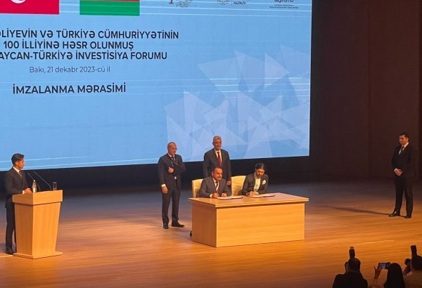 Azerbaijani and Turkish companies sign agreements