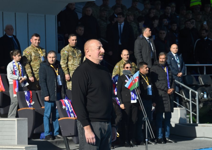 Qarabag Moik Football Match Is Very Meaningful To Be Held In Khankendi President Ilham 