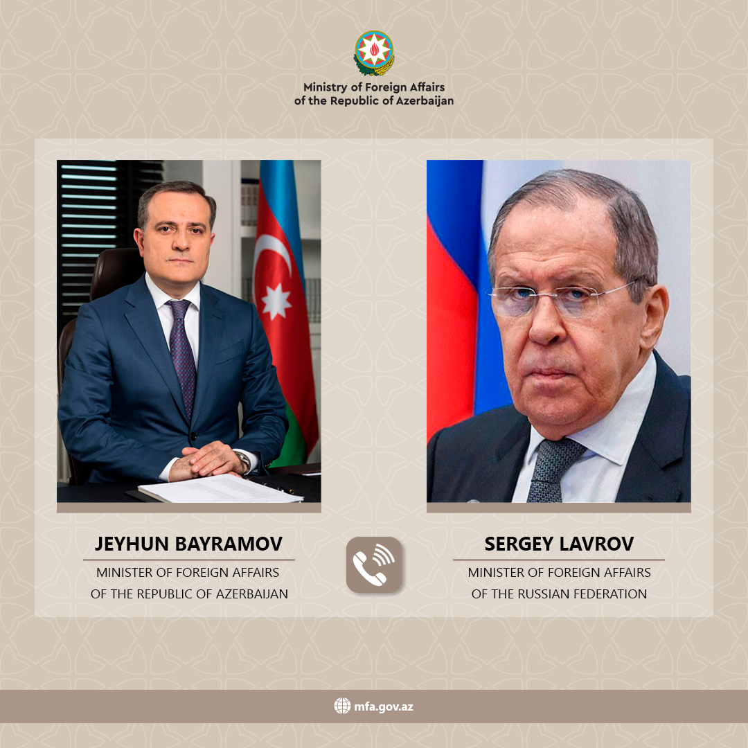 Главы МИД Азербайджана и России обсудили текущую ситуацию в регионе