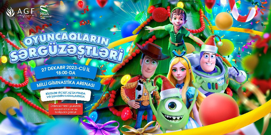 Baku National Gymnastics Arena to host New Year's "Toy Adventures" festive show (VIDEO)