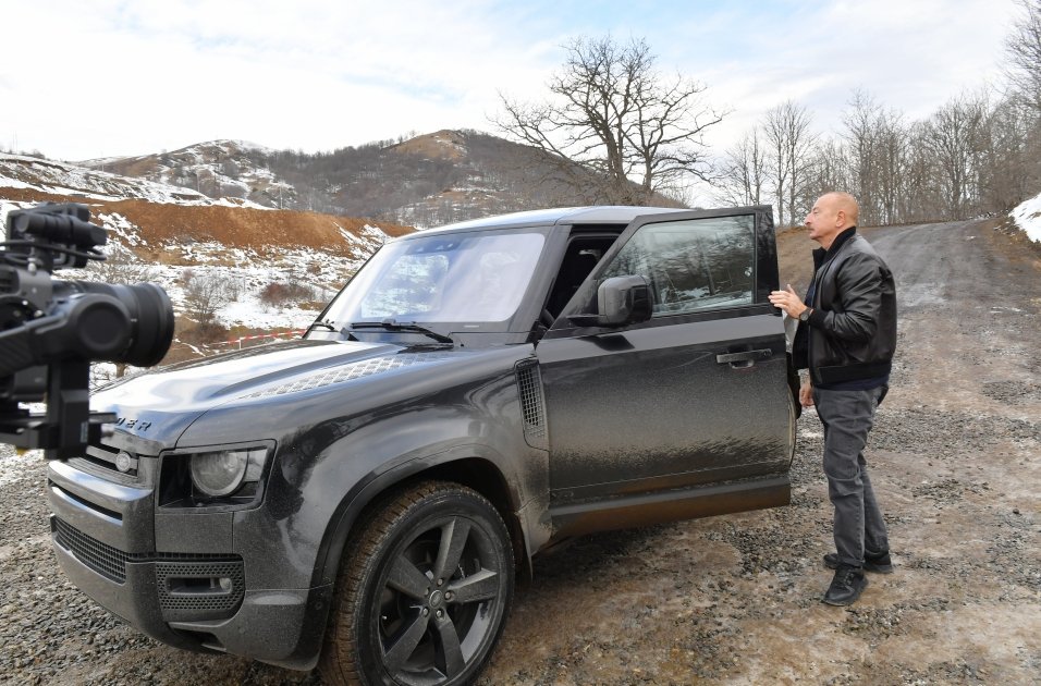 Президент Ильхам Алиев побывал на источнике "Туршсу" в Шушинском районе (ВИДЕО/ФОТО)
