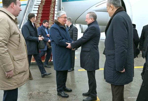 President of Kazakhstan arrives in St. Petersburg to participate in EAEU meeting