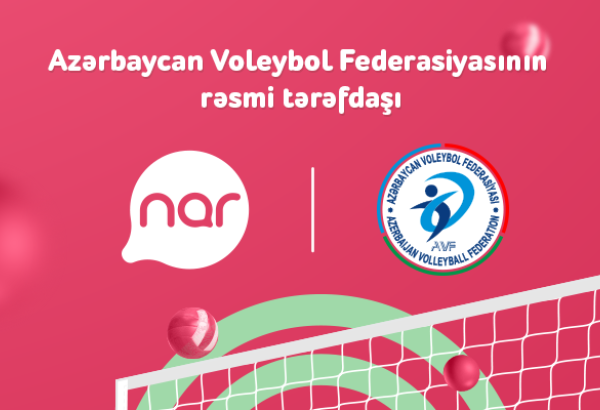 Nar is the official partner of Azerbaijan Volleyball Federation