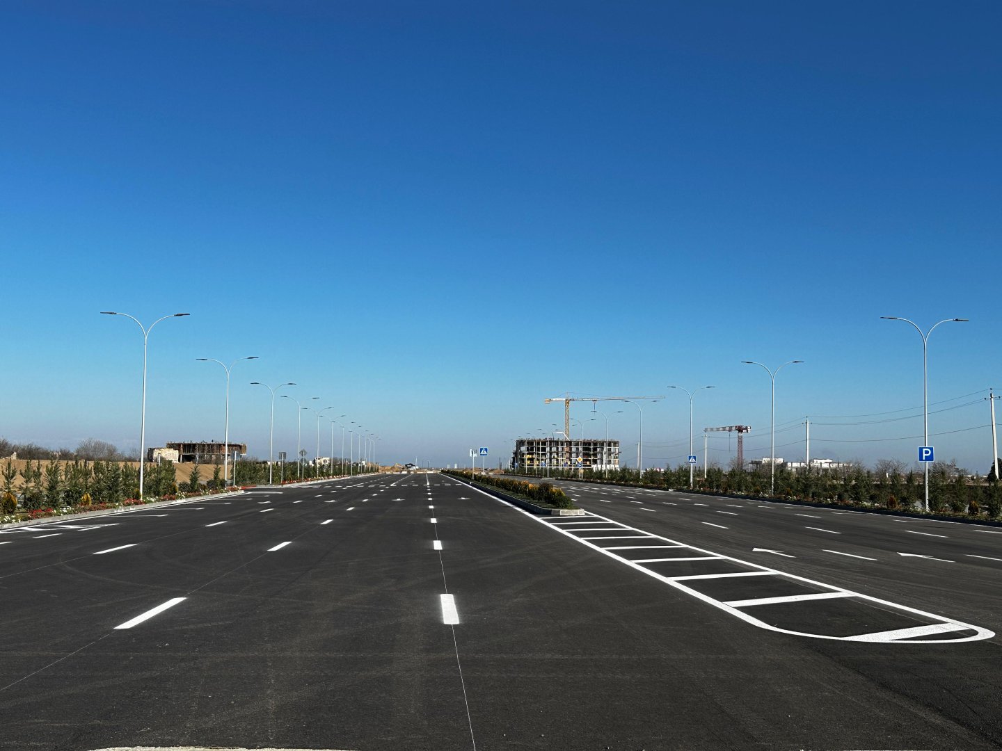 General plan of Aghdam reveals length of city's internal roads (PHOTO)