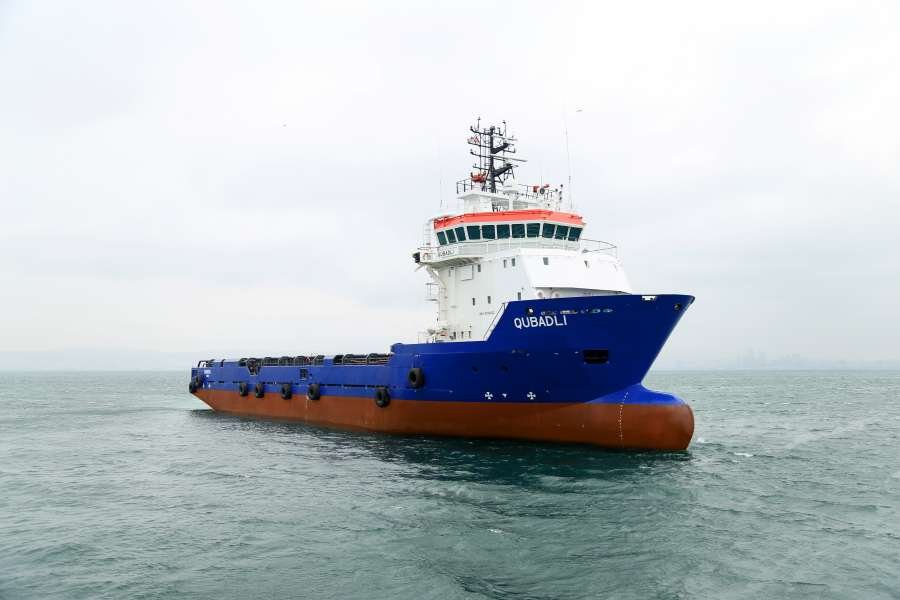 Azerbaijani ASCO announces completing overhaul of Gubadli supply vessel