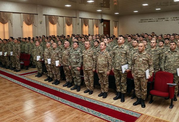В азербайджанской армии состоялись заседания по итогам года (ФОТО)