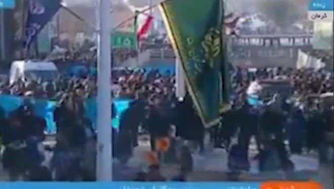 В Иране прогремели два взрыва во время шествия в связи с годовщиной гибели Касема Сулеймани