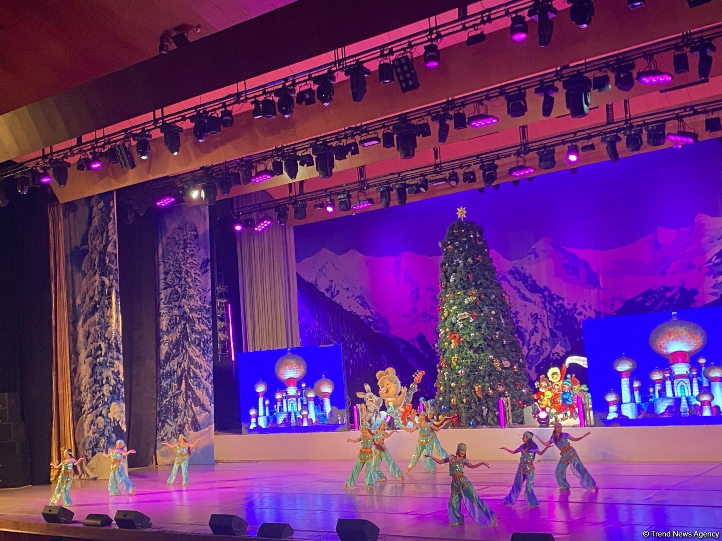 Сказочный мир в Баку - новогоднее представление во Дворце Гейдара Алиева (ФОТО)