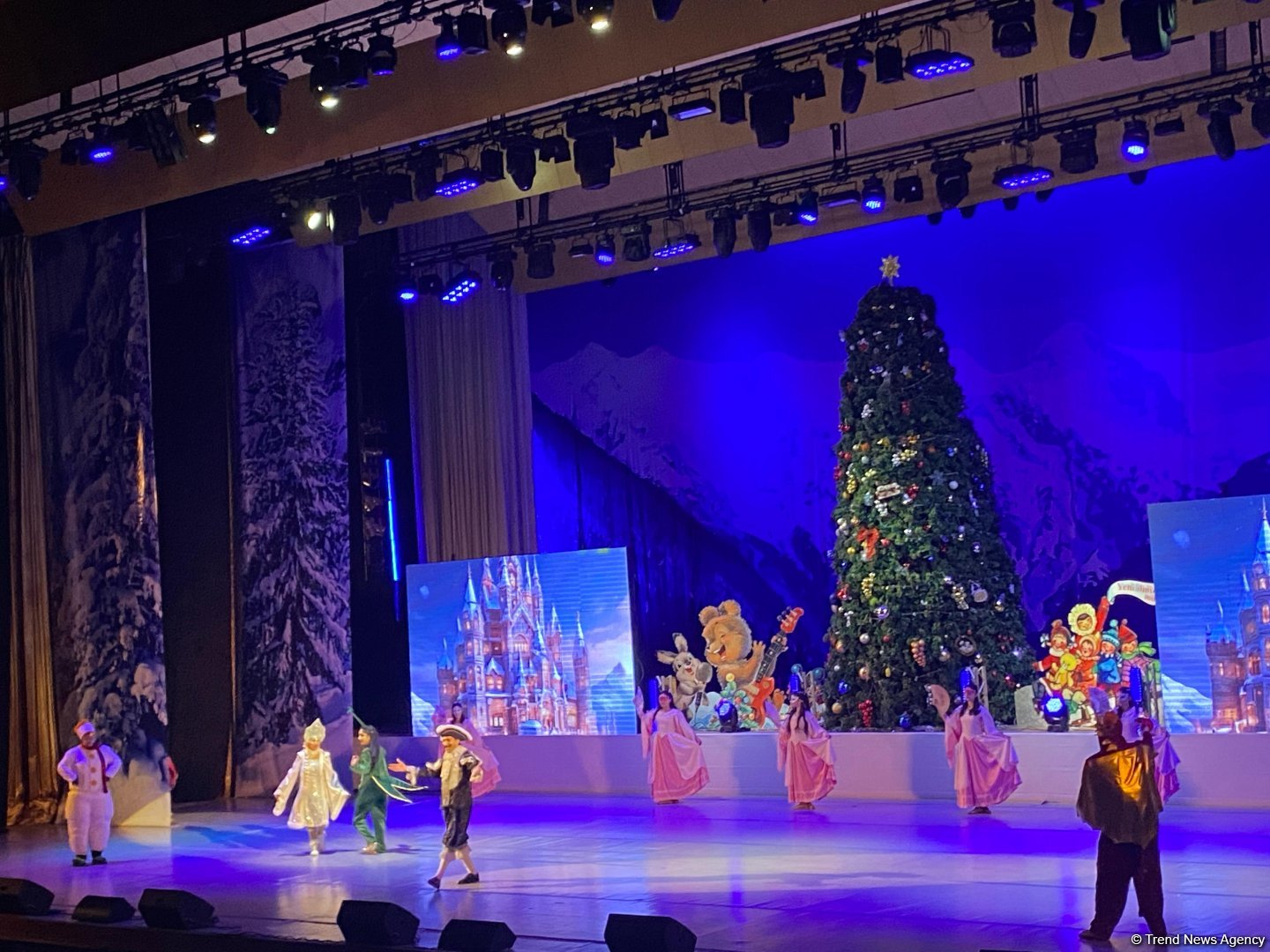 Сказочный мир в Баку - новогоднее представление во Дворце Гейдара Алиева (ФОТО)
