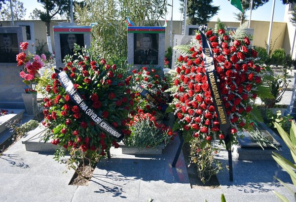 Посещена могила военного летчика-шехида Рашада Атакишиева (ВИДЕО)