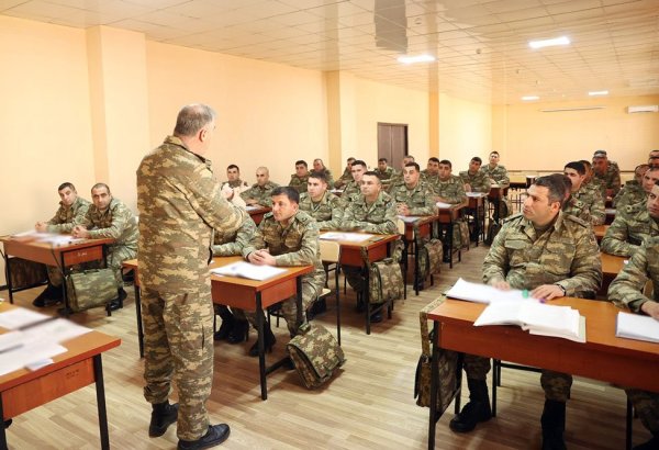 В азербайджанской армии проходит сбор с командным составом (ФОТО)