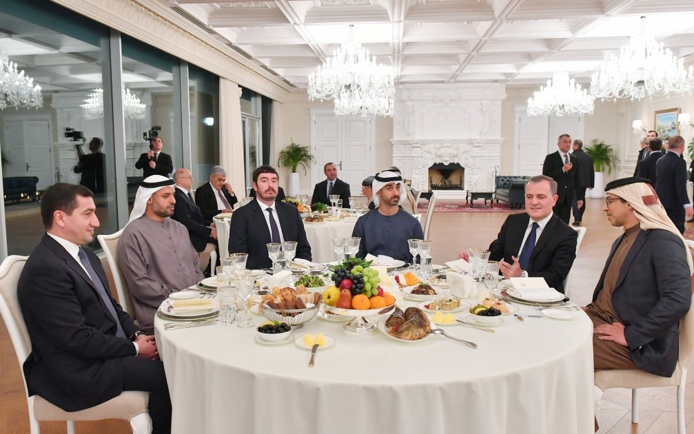 Official reception held in honor of UAE President on behalf of President Ilham Aliyev (PHOTO/VIDEO)