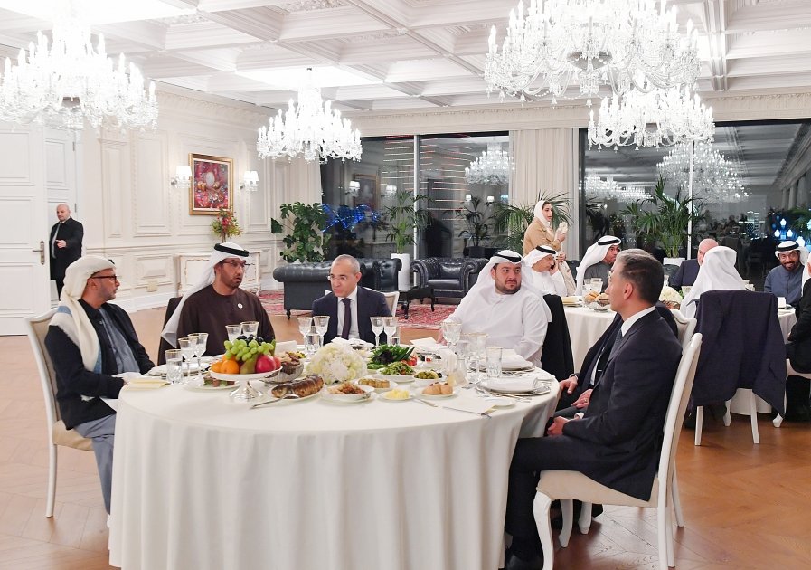 Official reception held in honor of UAE President on behalf of President Ilham Aliyev (PHOTO/VIDEO)