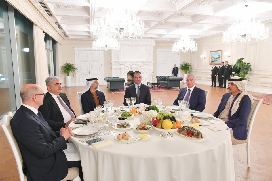 Official reception held in honor of UAE President on behalf of President Ilham Aliyev (PHOTO/VIDEO)