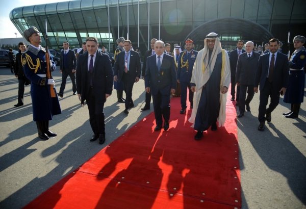 President of United Arab Emirates concludes his visit to Azerbaijan (PHOTO)